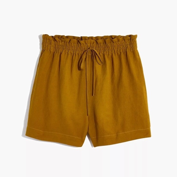 Madewell Linen-Cotton Drawstring Pull-On Shorts - Picture 5 of 8